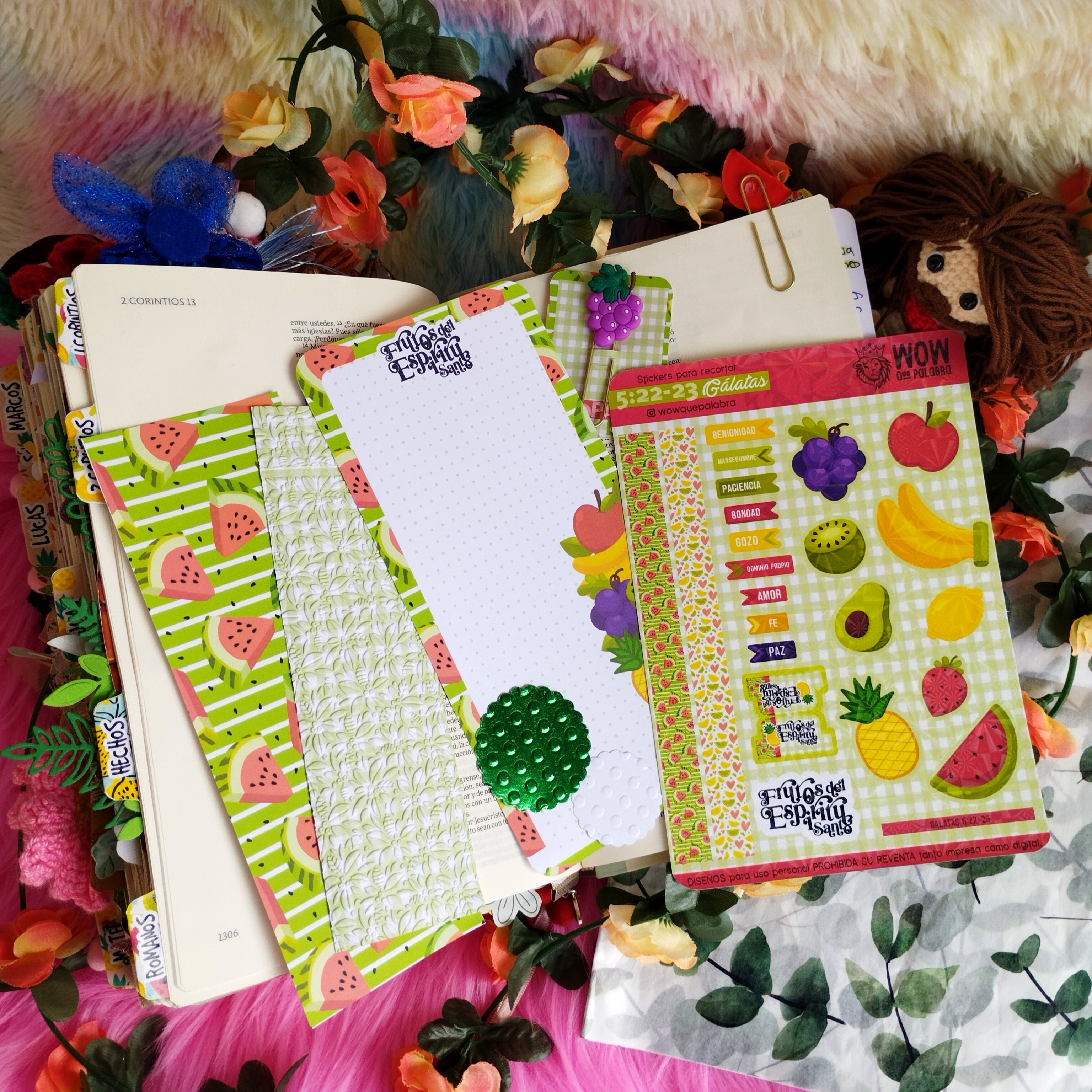 Sticker Frutos del Espíritu Santo